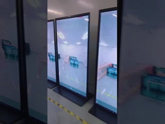 75 inch Đứng sàn Màn hình quảng cáo toàn màn hình 178° góc nhìn 450cd/m2 Độ sáng