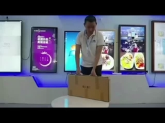 Màn hình quảng cáo thang máy hai màn hình màn hình LCD cNetwork 18,5 và 10,1 inch