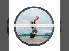 Màn hình quảng cáo hình tròn Màn hình Android tròn