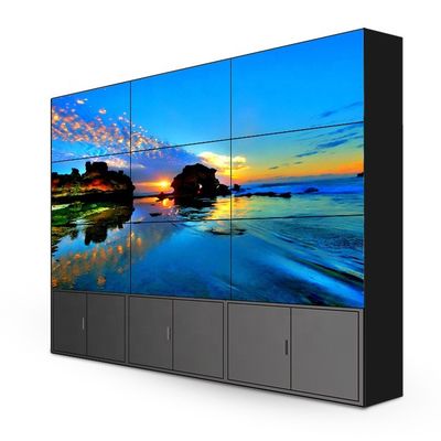 Ultra Narrow Edge UHD LCD Splicing Screen 55 Inch 3,5mm Hiển thị tường video trong nhà