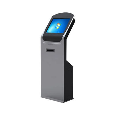 19 inch sàn đứng màn hình cảm ứng Kiosk tự phục vụ để thu vé với màn hình tương tác