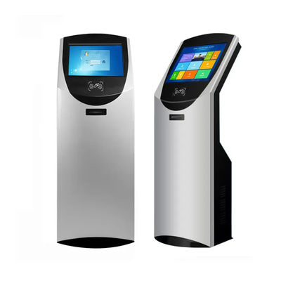 19 inch sàn đứng màn hình cảm ứng Kiosk tự phục vụ để thu vé với màn hình tương tác