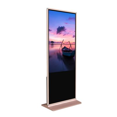 Màn hình cảm ứng tự đứng 55 inch với độ phân giải 1920x1080 và màn hình cảm ứng hồng ngoại cho quầy làm thủ tục tự động tại sân bay
