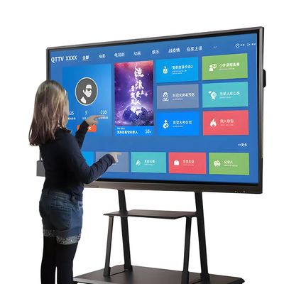 Bảng trắng tương tác kỹ thuật số 110 inch với màn hình 4K Ultra HD và bút điện từ