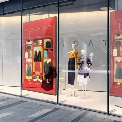 55 inch 16:9 High Brightness Video Player Quảng cáo màn hình LCD Cho cửa sổ cửa hàng