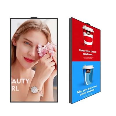 65 Inch ánh sáng mặt trời đọc được độ sáng cao Quảng cáo hiển thị màn hình LCD Bảng màn hình với độ sáng 2500cd / m2