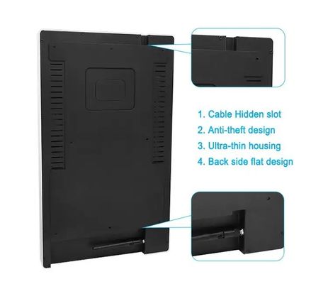 Màn hình quảng cáo thang máy hợp kim nhôm 50W với biển báo kỹ thuật số độ phân giải 1920x1080