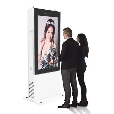 Màn hình quảng cáo ngoài trời kỹ thuật số chống nước hiển thị màn hình kép độ sáng cao