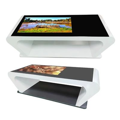 Bàn màn hình cảm ứng tương tác 55 inch với sạc không dây và Bàn cà phê thông minh đa cảm ứng
