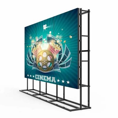 Tường TV LCD thương mại 46 inch 1,8mm sàn đứng quảng cáo Splicing Wall