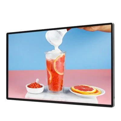 Màn hình quảng cáo LCD gắn tường 98 inch với độ phân giải 1920 x 1080 và bảo vệ IP55 IP65