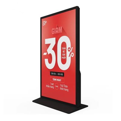 Màn hình quảng cáo độc lập kỹ thuật số 4K LCD màn hình cảm ứng 100 inch