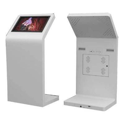 21.5 inch sàn đứng màn hình cảm ứng Digital Kiosk với độ sáng cao và màn hình hiển thị độ nét cao
