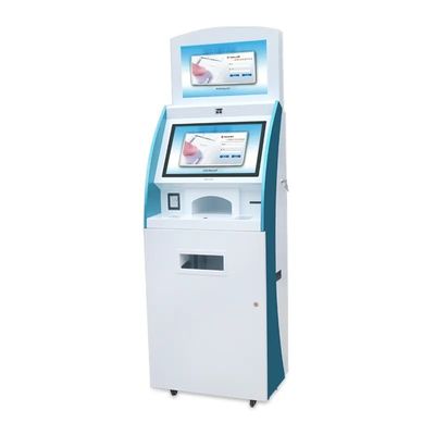 Kiosk màn hình cảm ứng đứng miễn phí 22 inch với cảm ứng dung lượng cho thanh toán tự phục vụ