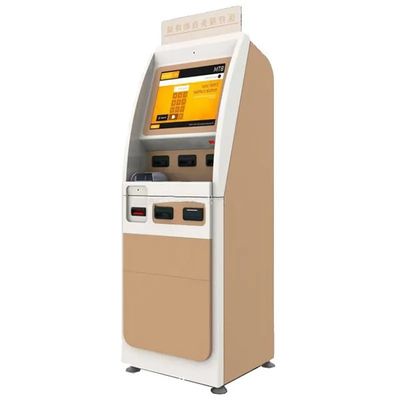 Ki-ốt tự phục vụ màn hình cảm ứng đa chức năng 22 inch OEM với đầu đọc thẻ ID và máy in hóa đơn
