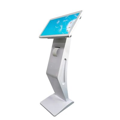 21Kiosk kỹ thuật số màn hình cảm ứng 5 inch với máy in nhiệt và máy quét mã QR cho tự phục vụ tương tác