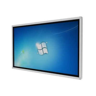 Kiosk kỹ thuật số màn hình cảm ứng 55 inch với cảm ứng hồng ngoại và hệ điều hành Windows All In One Computer
