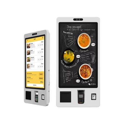 21.5 inch tường gắn màn hình cảm ứng dung lượng tự phục vụ đặt hàng kiosk