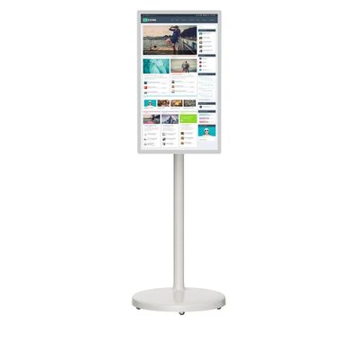 24 Inch Portable Floor Stand Touch Screen Kiosk kỹ thuật số với Android NFC và màn hình tùy chỉnh