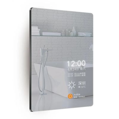 21.5 inch tường gắn gương quảng cáo hiển thị màn hình cảm ứng thông minh trang trí gương