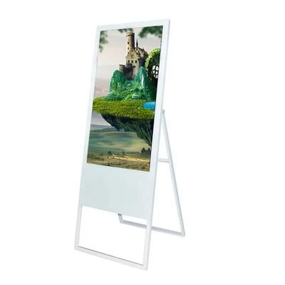 Cửa hàng Portable Floor Standing LCD quảng cáo Player 43 Inch cho triển lãm