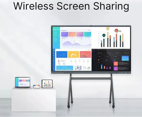 Màn hình bảng màu tương tác LCD kỹ thuật số đa phương tiện 85 inch cho phòng họp