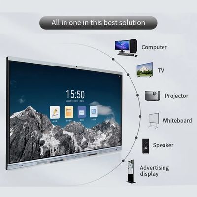 85 inch 4K Ultra HD Digital Interactive Whiteboard với hội nghị video cho phòng họp
