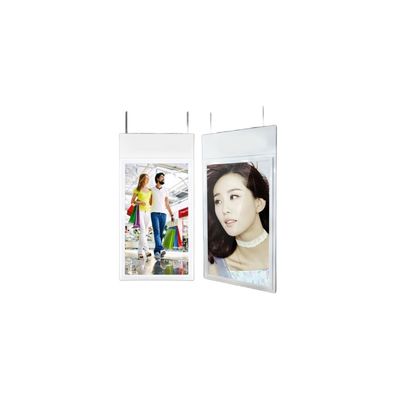 43 inch màn hình kép màn hình quảng cáo độ sáng cao với màn hình cửa sổ treo 700 Nits