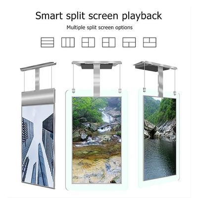 Màn hình kép 55 inch Màn hình LCD quảng cáo độ sáng cao Người chơi 1500 nits