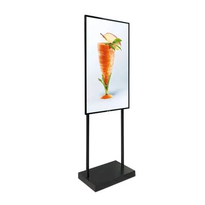 200W sàn đứng độ sáng cao quảng cáo hiển thị 55 inch 16:9 cho cửa sổ