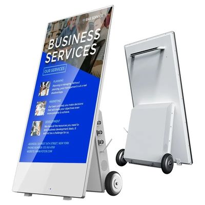 Màn hình quảng cáo ngoài trời kỹ thuật số màn hình 43 inch pin chạy 1500 nits
