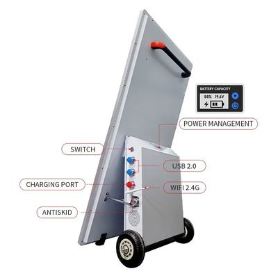Màn hình quảng cáo ngoài trời kỹ thuật số màn hình 43 inch pin chạy 1500 nits