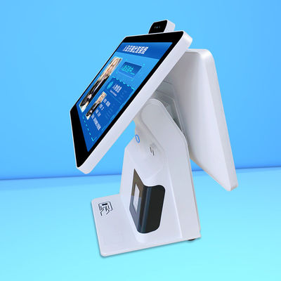 Máy bán hàng tự phục vụ màn hình cảm ứng đặt hàng kiosk màn hình kép máy thu ngân