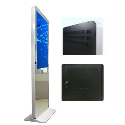 55 Inch Mirror Capacitive Touch Screen Display Android Kiosks cực mỏng