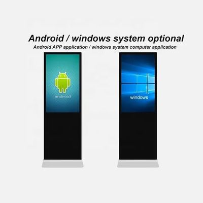 Màn hình cảm ứng Windows 10 Kiosk kỹ thuật số tích hợp màn hình đứng sàn Intel HD
