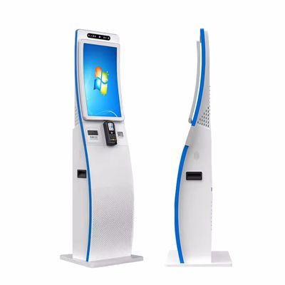 Kiosk tự phục vụ màn hình cảm ứng 22 inch / 32 inch với phần mềm tùy chỉnh và hỗ trợ nhiều thanh toán cho các trạm dịch vụ tự động