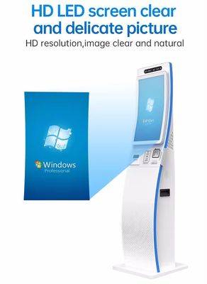 Kiosk tự phục vụ màn hình cảm ứng 22 inch / 32 inch với phần mềm tùy chỉnh và hỗ trợ nhiều thanh toán cho các trạm dịch vụ tự động