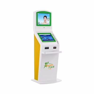 Hiển thị tùy biến màn hình cảm ứng Kiosk tự phục vụ cho thanh toán bằng tiền mặt và phần mềm