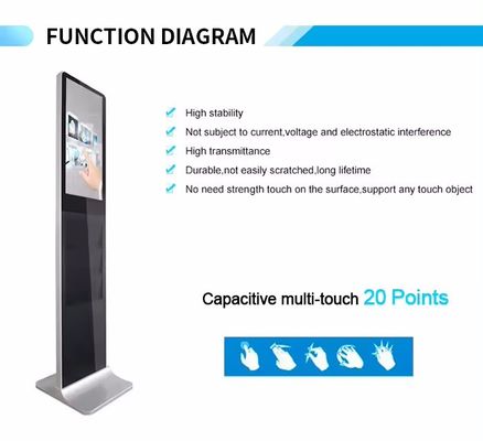 Ki-ốt tự phục vụ màn hình cảm ứng tùy chỉnh màu sắc, ít bảo trì, với các tùy chọn kích thước 22 inch/32 inch