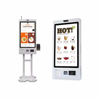 Màn hình cảm ứng 22 inch Kiosk bán hàng tự phục vụ Kiosk thanh toán với máy in biên lai