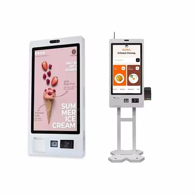 Màn hình cảm ứng 22 inch Kiosk bán hàng tự phục vụ Kiosk thanh toán với máy in biên lai