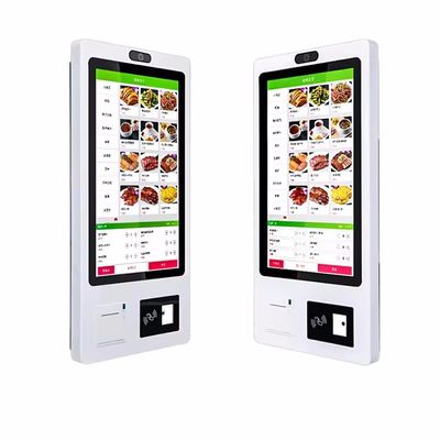 Màn hình cảm ứng kỹ thuật số Kiosk 32 inch với hệ điều hành Windows 10 và vỏ kim loại cho dịch vụ tự phục vụ tương tác