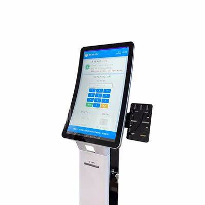 Kiosk màn hình cảm ứng có độ phân giải cao với máy POS và máy in nhiệt