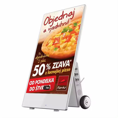 1920x1080 Hiển thị quảng cáo di động màn hình LCD Độ sáng cao