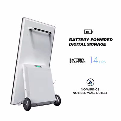 1920x1080 Hiển thị quảng cáo di động màn hình LCD Độ sáng cao