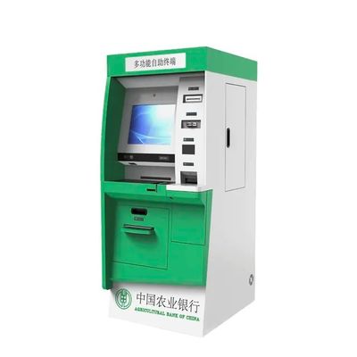 Máy bán hàng tự đặt hàng màn hình cảm ứng tùy chỉnh với thẻ phát hành và chấp nhận tiền mặt