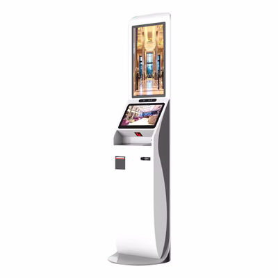 Kiosk tự phục vụ Windows 10 với máy phát thẻ động cơ và kết nối Bluetooth