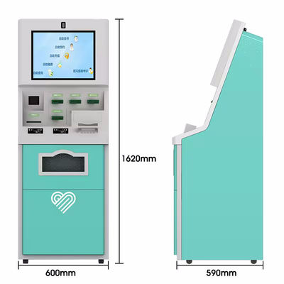 Máy bán hàng tự động đa năng với tùy chọn nhận dạng giọng nói, máy quét 1D/2D tích hợp và đầu đọc thẻ IC không tiếp xúc