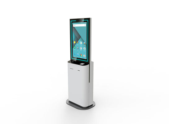 Kiosk tự đặt hàng màn hình LCD 22 inch với nhận dạng khuôn mặt và máy quét 1D/2D tích hợp cho nhà hàng