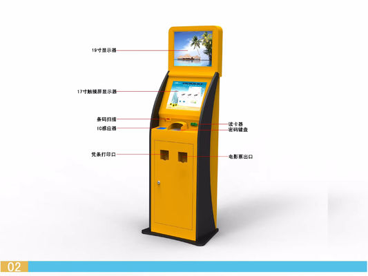 Hệ thống bán hàng tự thanh toán đa năng Windows 10 Kiosk bán vé tự phục vụ